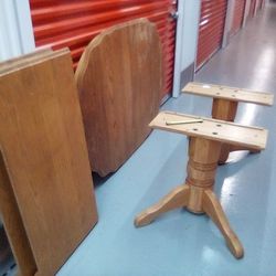 SOLID OAK  Kitchen Table 9 ft X 4 1/2 ft