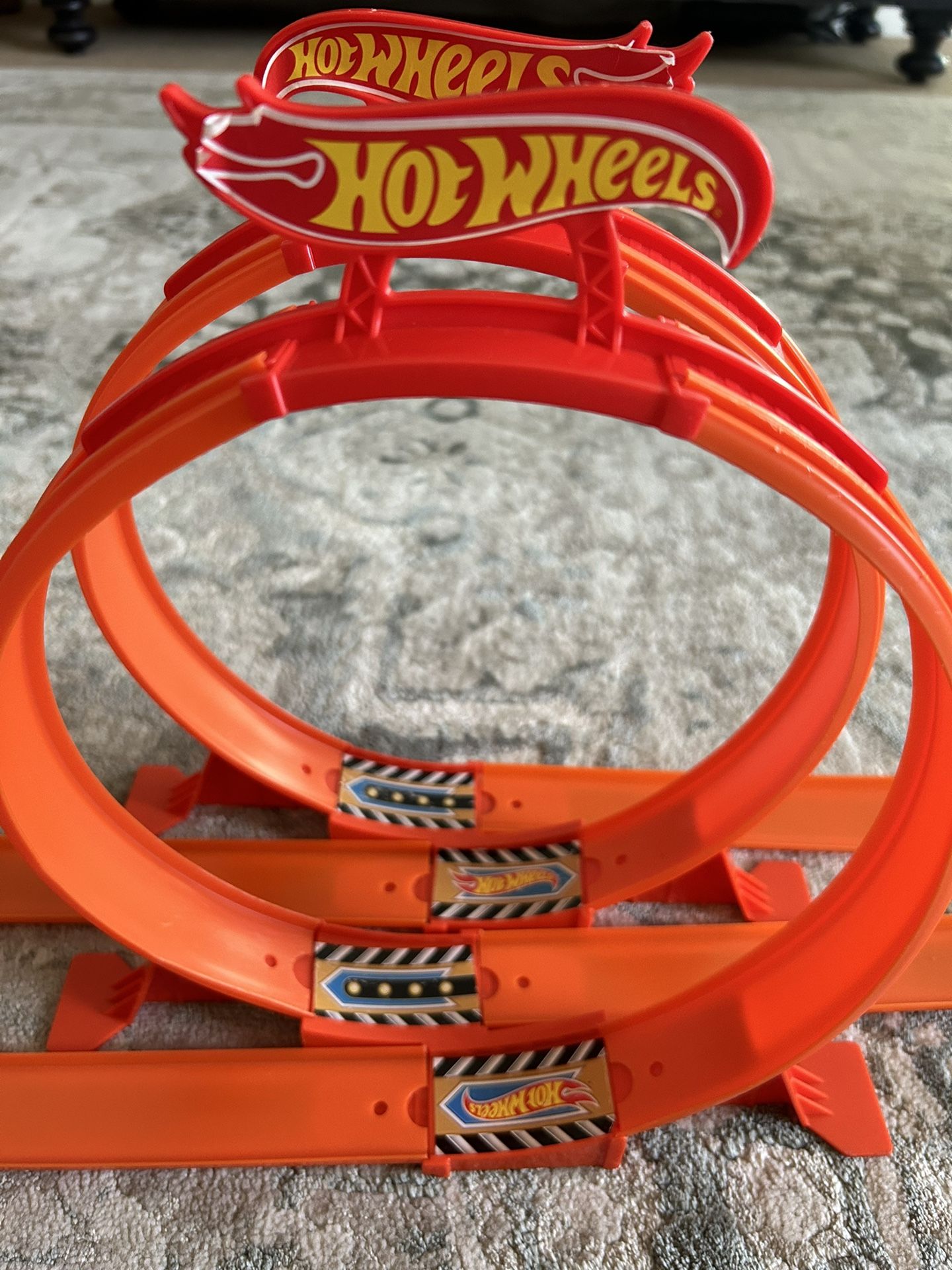 Hot Wheel Race Track + Additional Track And Clamp