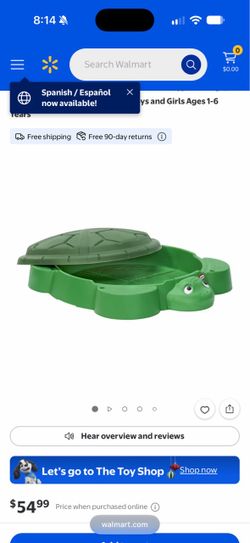 Little Tikes sandbox