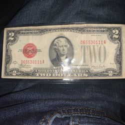1928 2 Dollar Bill