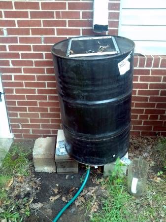 Food Grade 55 Gallon Steel Barrels / Drum, Rain Water Barrel, Ugly Smoker, Metal Burn Barrel