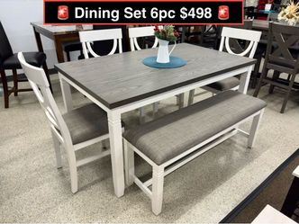 GREAT DEAL !! New Solid Dining Table set 5pc