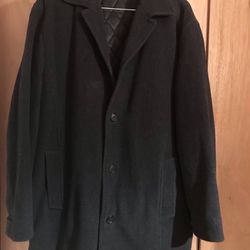 Mens 44R wool & cashmere car coat, excellent condition 