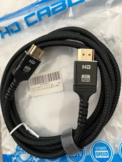 4K UHD HDMI Cable 6.6 Ft Braided