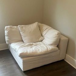 Waterfowl Feather Pillows Corner Sectional 