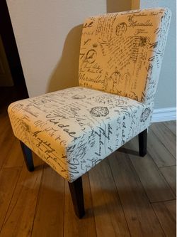 Yaheetech Linen Fabric Accent Chair OBO