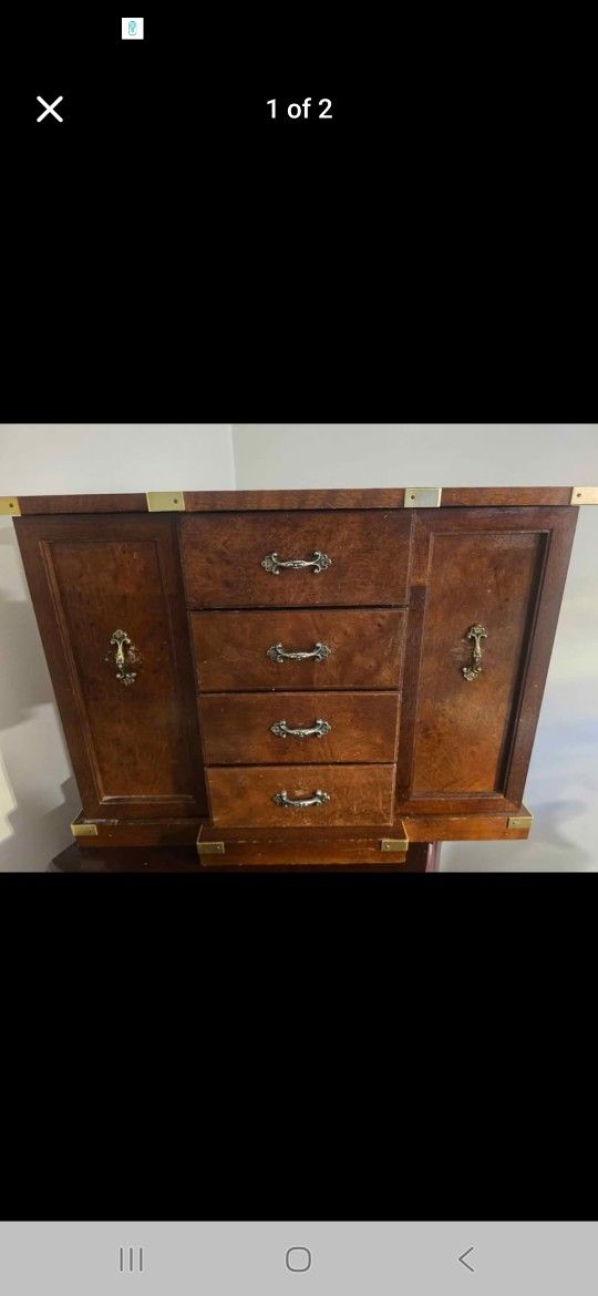 Vintage Jewelry Cabinet 