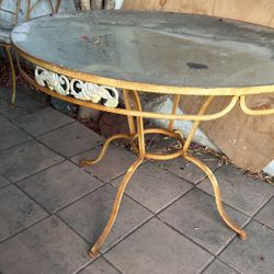 Wrought Iron Table Set