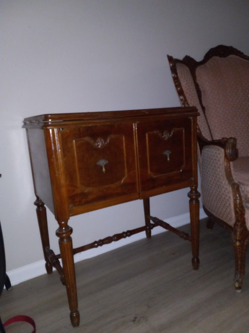 Antique Sewing Table
