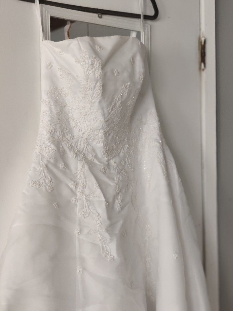 Michaelangelo David's Bridal Wedding Dress