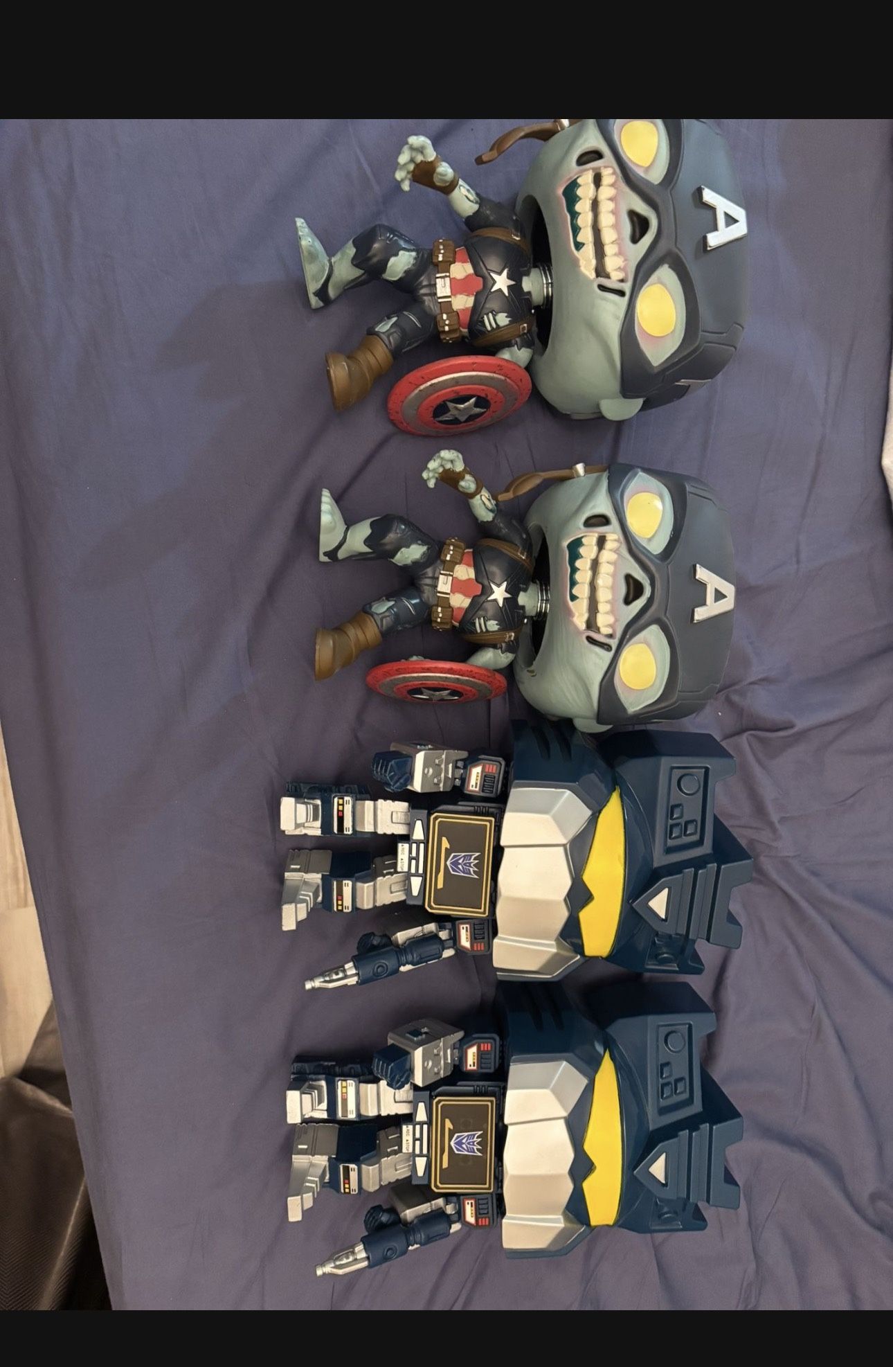 Funko POP! Large size Zombie Captain America and Transformers - Price for all