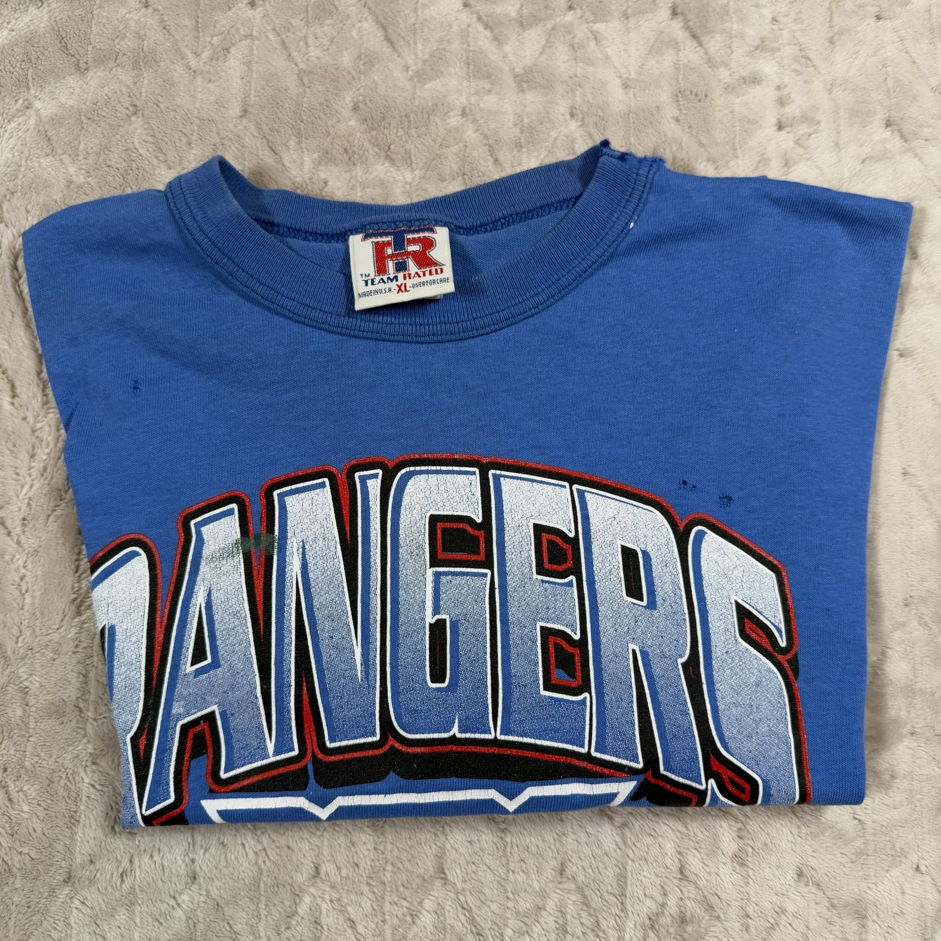 Vintage NY Rangers Single Stitch T-Shirt Sz XL