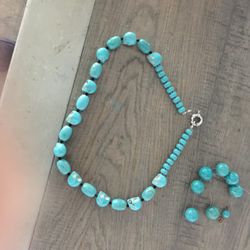Turquoise Necklace Just For Cash $96
