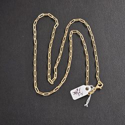 14k Gold Necklace 16 Inch