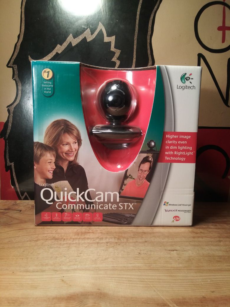 Logitech QuickCam Skype Web Camera Brand New in Box.