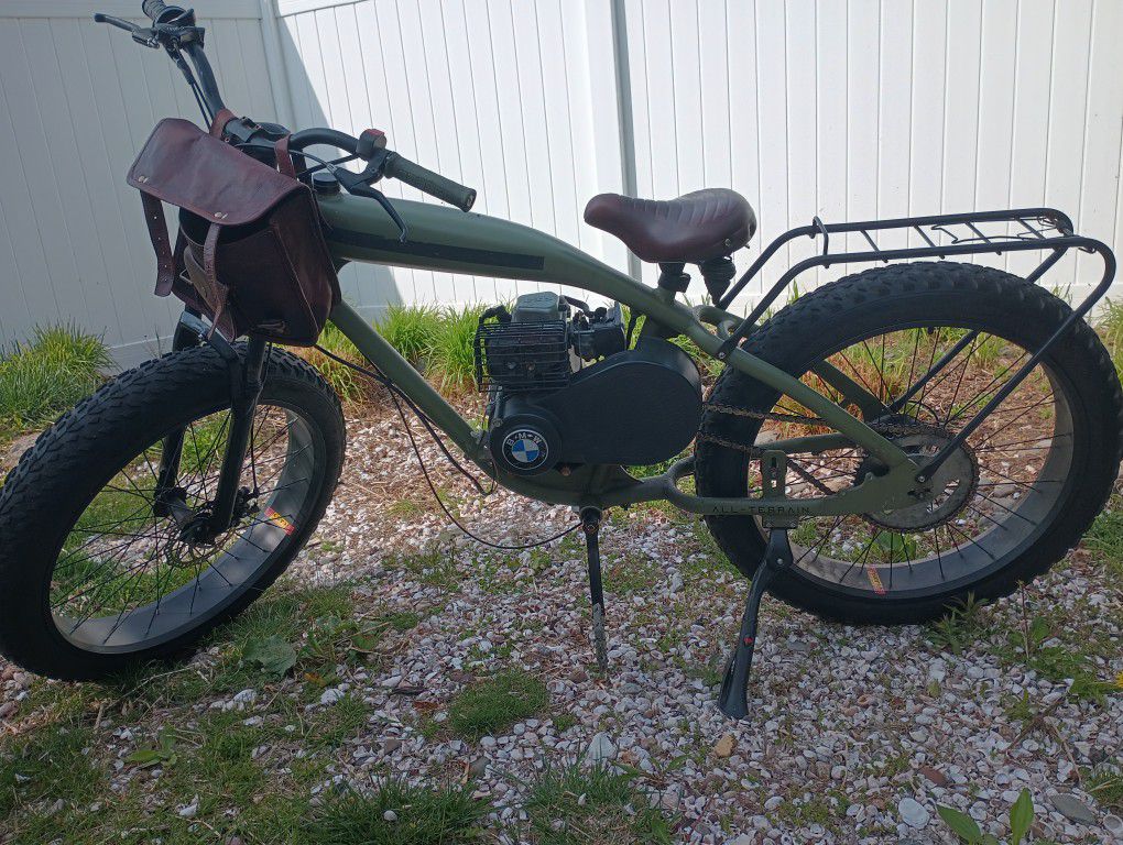 Gas Powered Bike Bicycle Scooter Moped