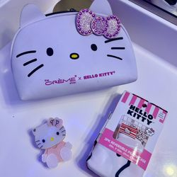 Hello Kitty Bundle (Hk Makeup Bag. Hk Two Pillow Cases. Hk Pop Socket 