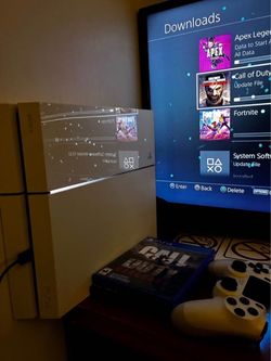 Ps4 with controller