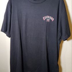 NEW BILLABONG EUSKADI PRINTED SHIRT 2XL BLACK SHORT SLEEVE T-SHIRT 