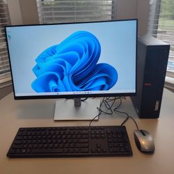 FAST FAST Lenovo/Core i5/16GB Ram/512GB SSD HD/Windows 11/Office/Dell 24" Monitor/Keyboard/Mouse