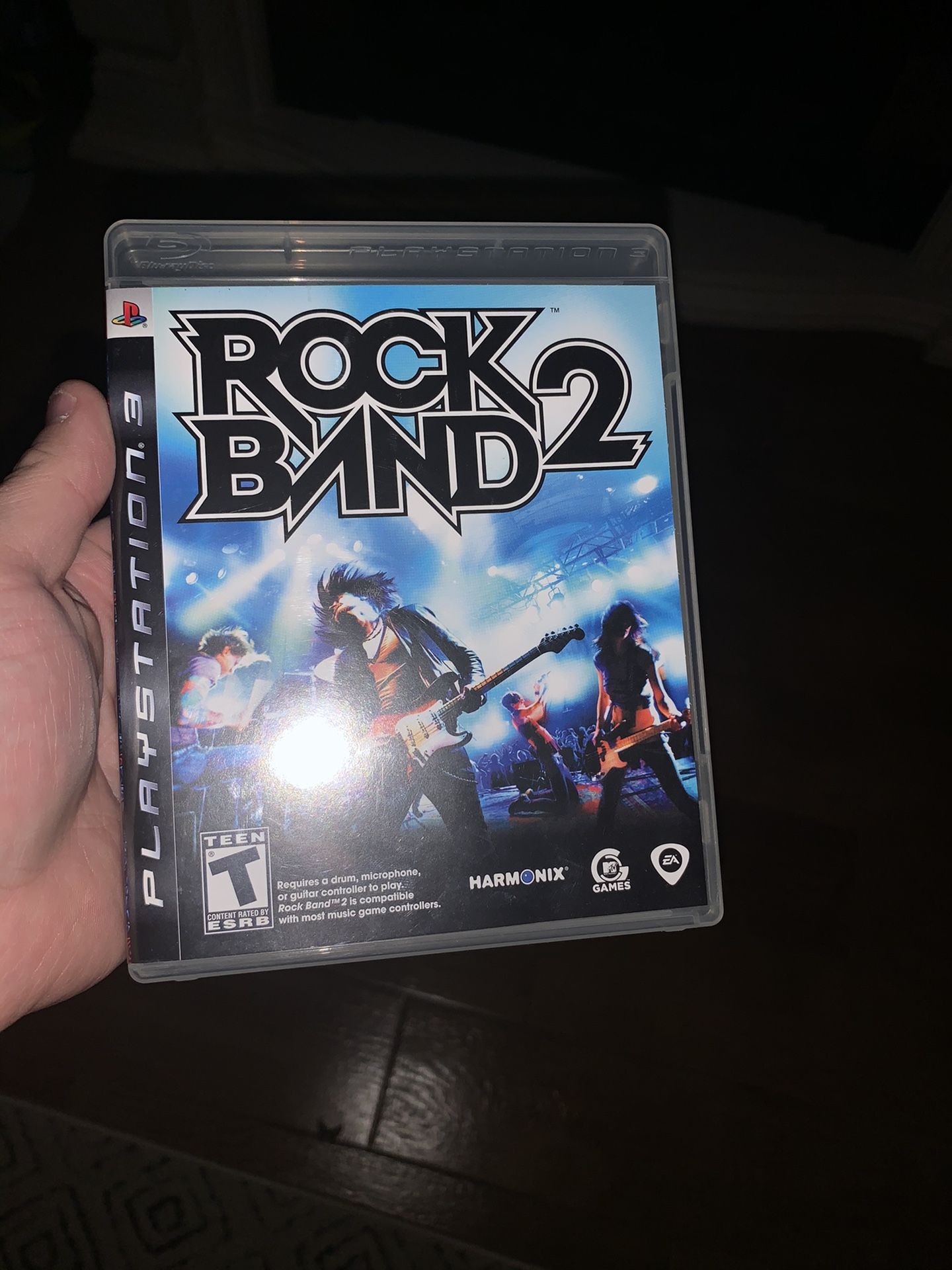 Rock Band 2 for PS3 with drums and guitar.
