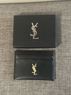 Black Leather Card Holder