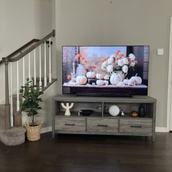 TV Table with Storage 