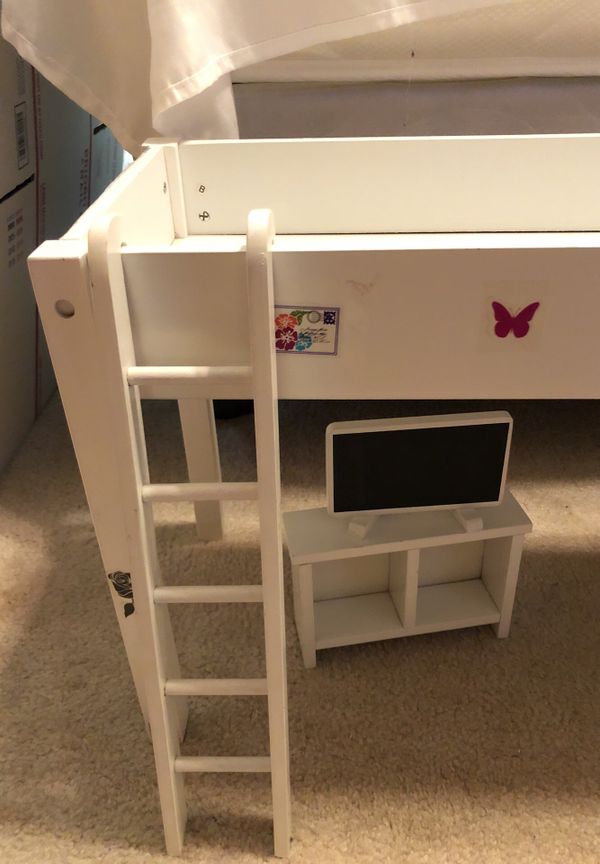 American Girl Size Loft Bed For Baby Dolls With Desk In American Girl Size Loft Bed For Baby Dolls With Desk In Saint Charles Mo Offerup