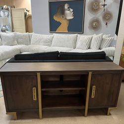 New Contemporary Solid Mango 70" TV Stand