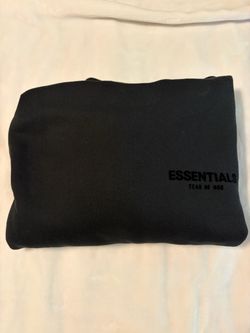 Black essentials hoodies