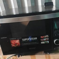 Sharp SuperSteam microwave and convection oven 1500 watt
