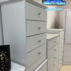 Four Drawer White Diamond Dresser Cajonera Comoda Chest Drawer Mueble 