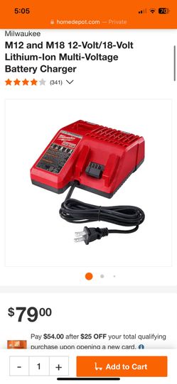 Milwaukee M12 M18 Charger