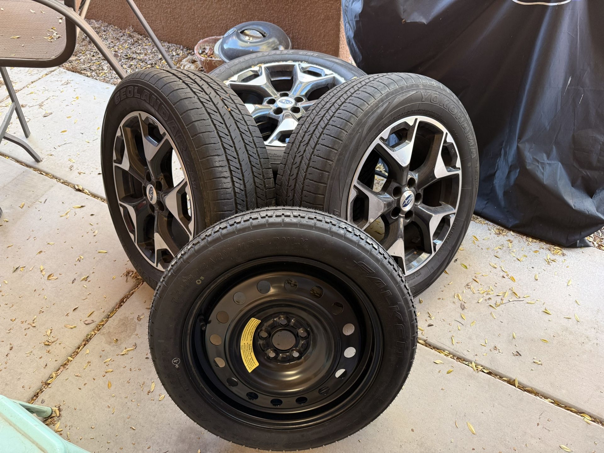 2018 Crosstrek OEM Wheels & Tires - Complete Set