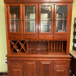 Wooden China Cabinet 