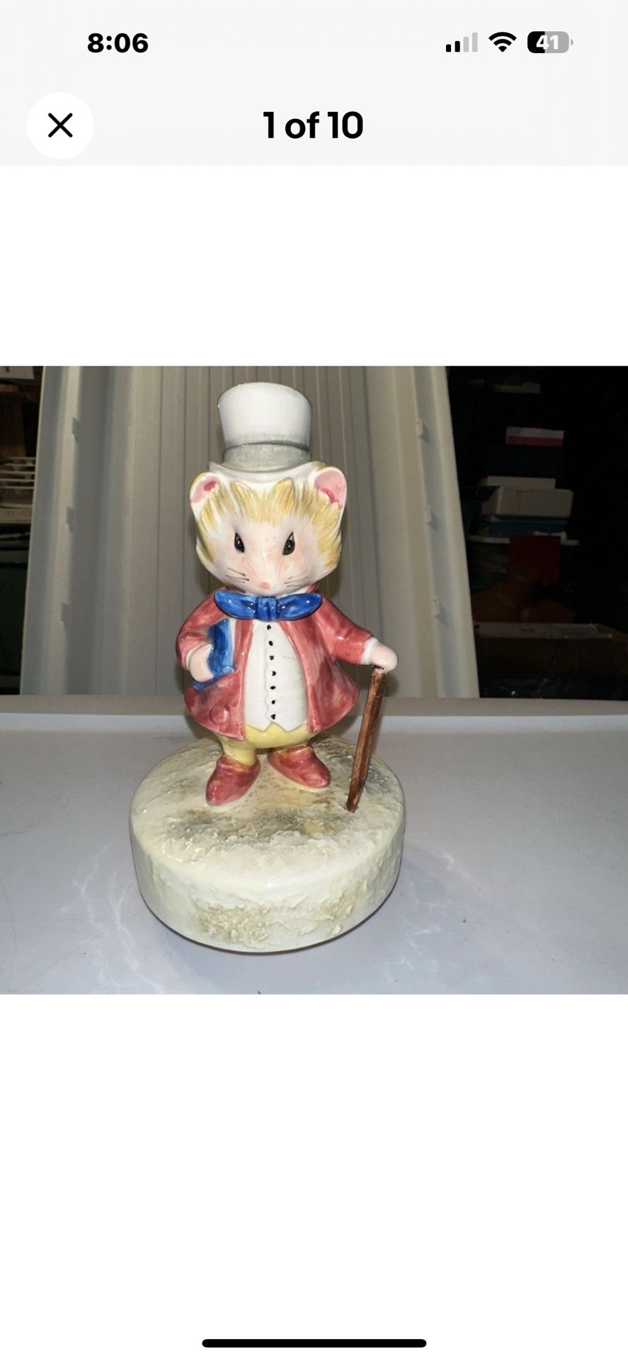 Vintage Schmid, Amiable Guine Pig Music Box