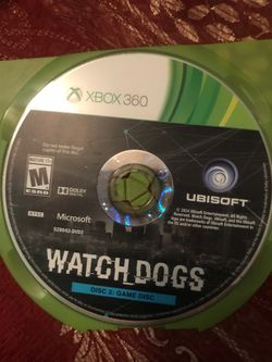 Watch dogs disc 2 only