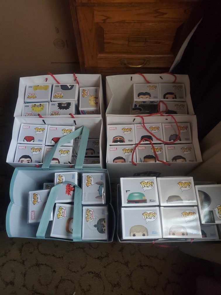 Bunch Of Funko Pops