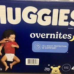 Huggies Overnites - Size 4 - 52 Diapers