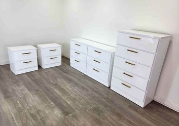 WHITE Dresser, Chest, Nightstand 🤍🤩🤍