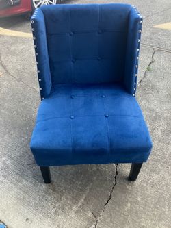 Royal blue chairs