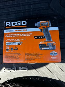 Ridgid 18 V subcompact brushless