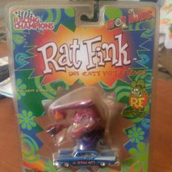 Rat Fink die cast with figure