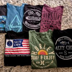 Mens Lot Shirts, Flannels, Shorts And Pants