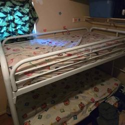 Metal Bunk Beds With Mattresses 