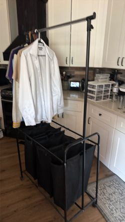 Laundry rolling cart
