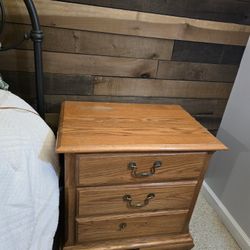 Solid Wood Nightstand