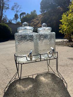 Two 2 gallon drink dispensers