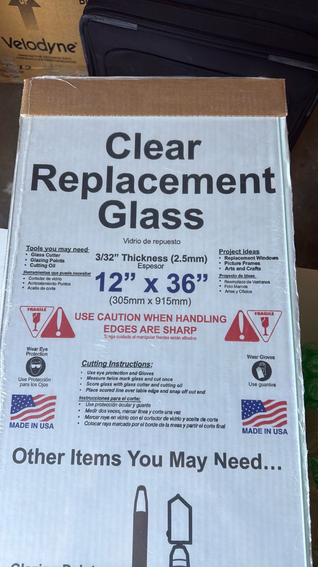 Replacement glass