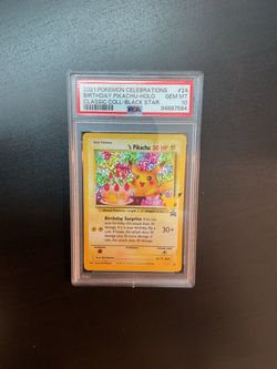 2021 Pokémon Birthday PSA 10